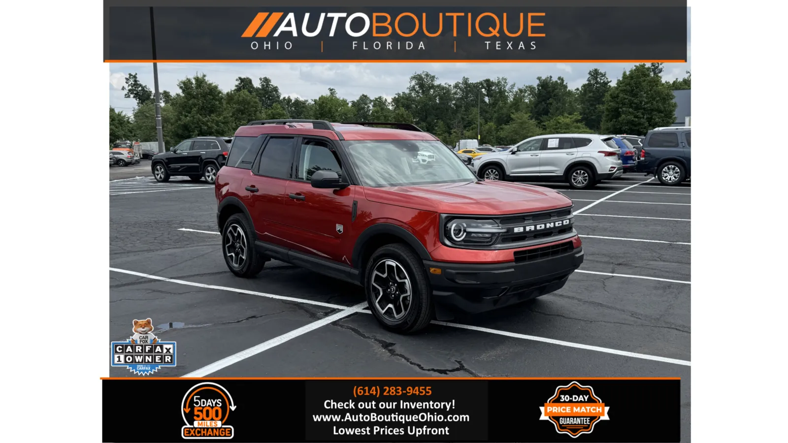 Red 2024 Ford Bronco Sport Big Bend for sale in Columbus, OH