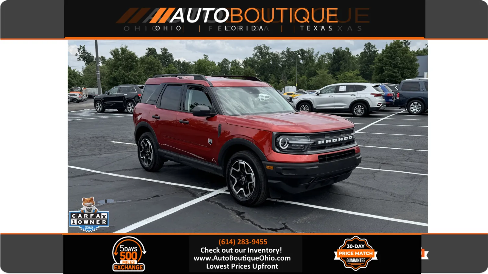 Red 2024 Ford Bronco Sport Big Bend for sale in Columbus, OH