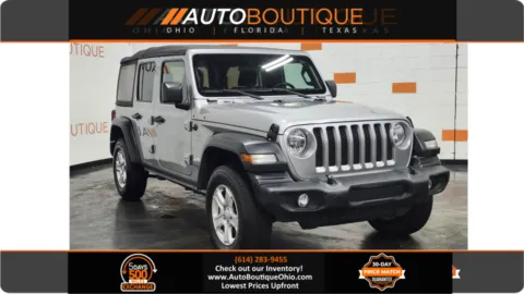 Silver 2018 Jeep Wrangler Unlimited Sport S for sale in Columbus, OH