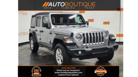 Silver 2018 Jeep Wrangler Unlimited Sport S for sale in Columbus, OH