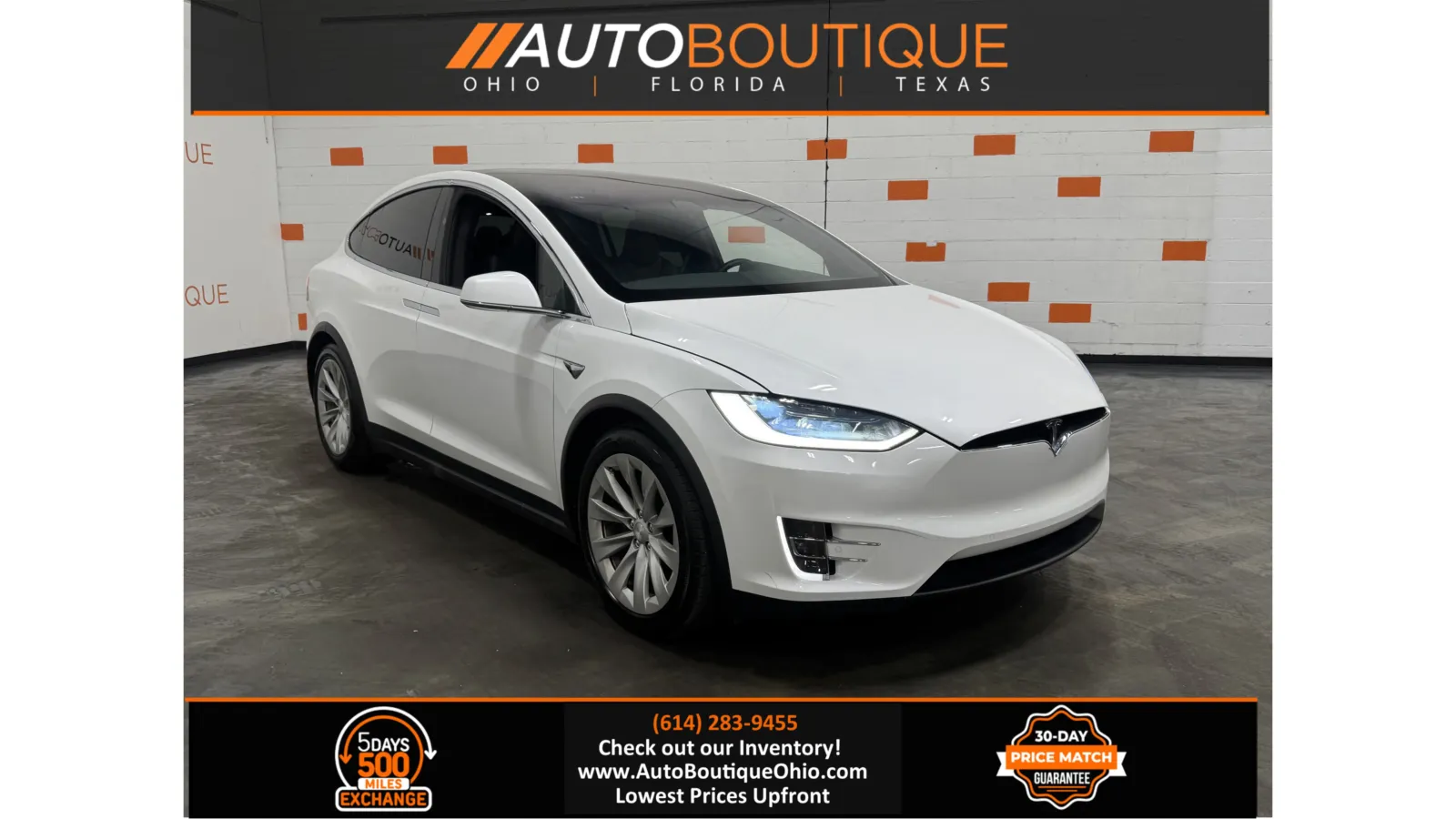 White 2019 Tesla Model X 100D for sale in Columbus, OH