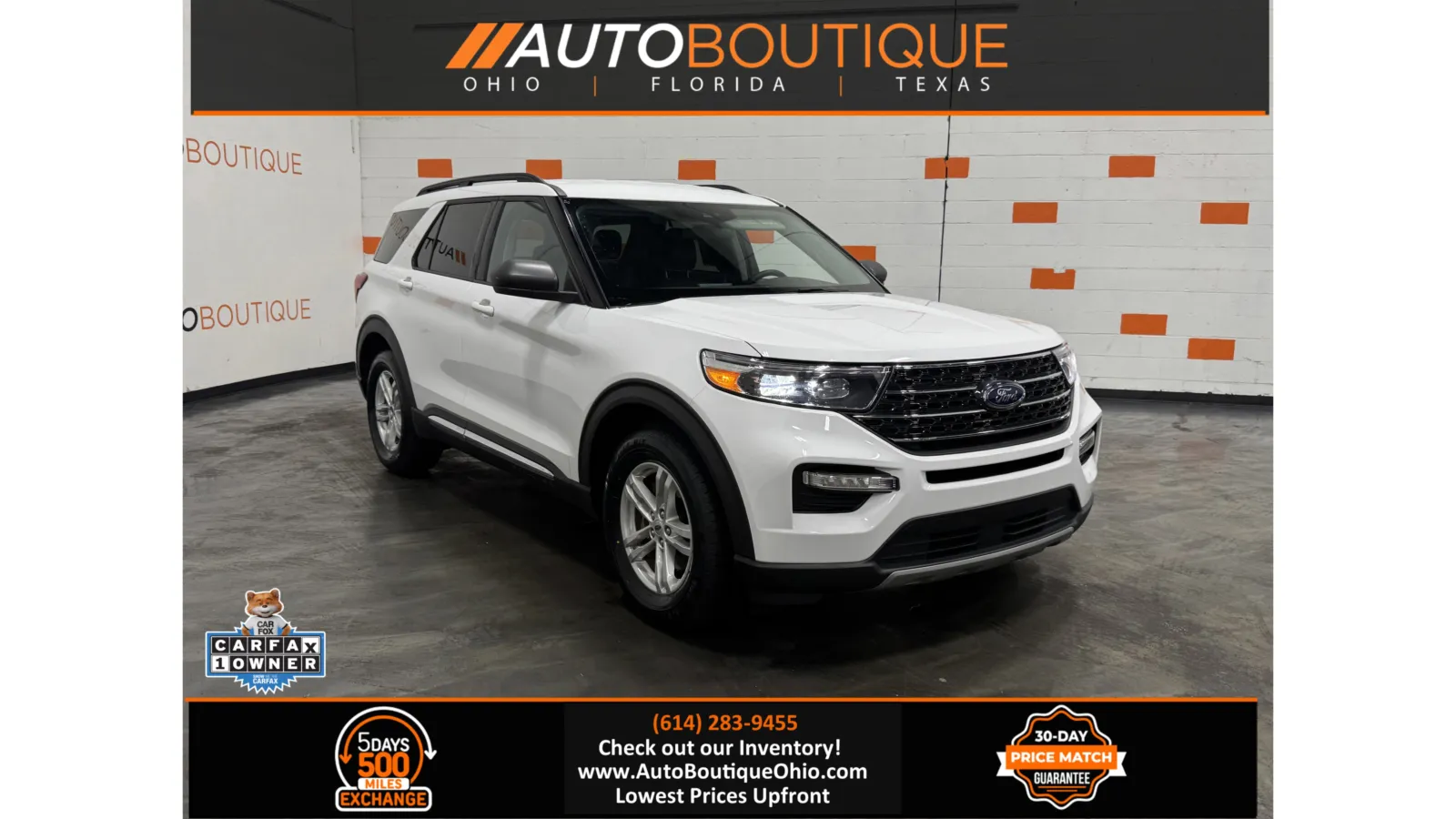 White 2024 Ford Explorer XLT for sale in Columbus, OH