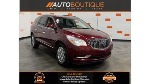 Red 2017 Buick Enclave Leather for sale in Columbus, OH