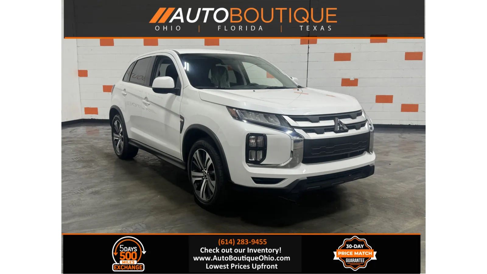 White 2020 Mitsubishi Outlander Sport ES 2.0 for sale in Columbus, OH