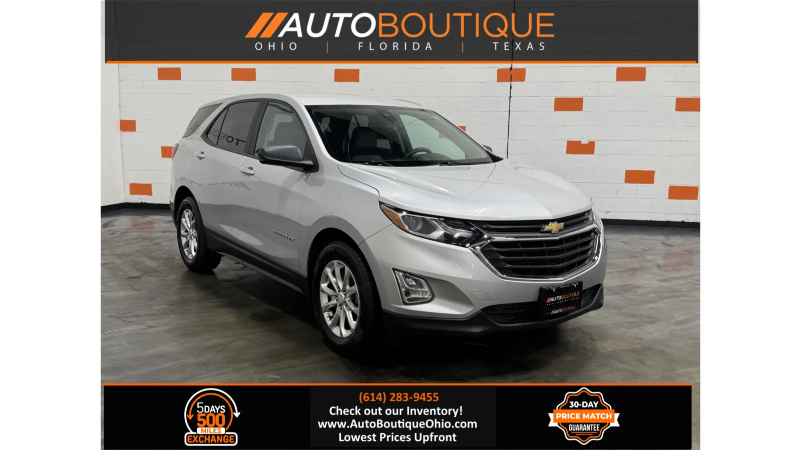 Silver 2020 Chevrolet Equinox LS for sale in Columbus, OH