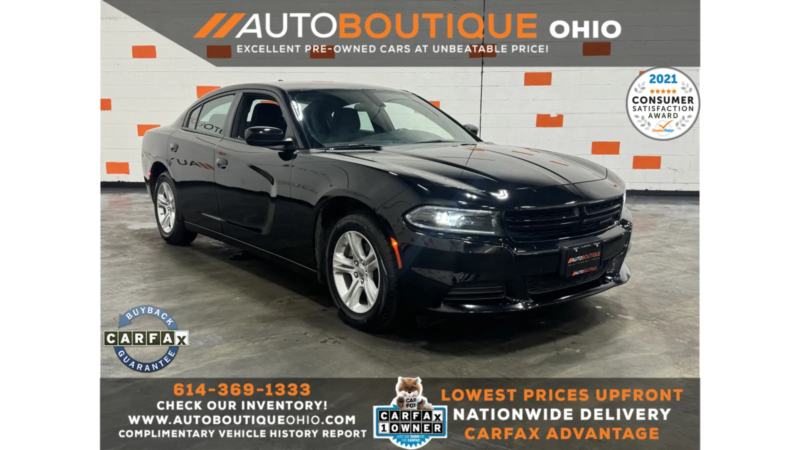 Black 2023 Dodge Charger SXT for sale in Columbus, OH