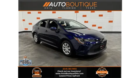 Blue 2021 Toyota Corolla LE for sale in Columbus, OH