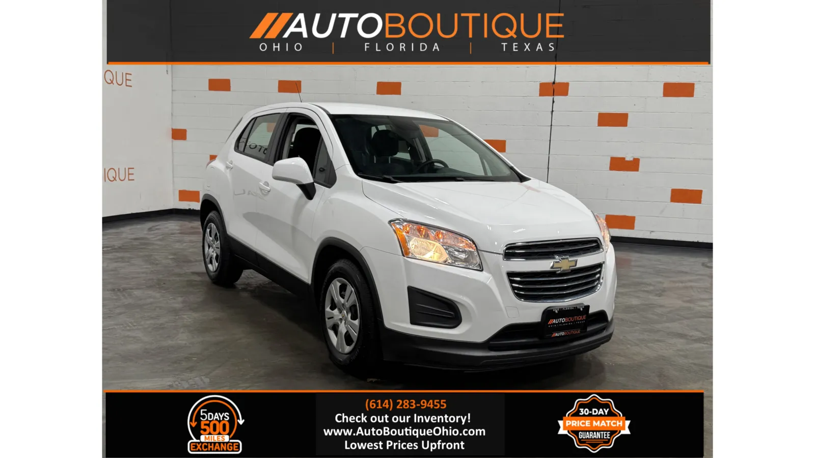 White 2015 Chevrolet Trax LS for sale in Columbus, OH