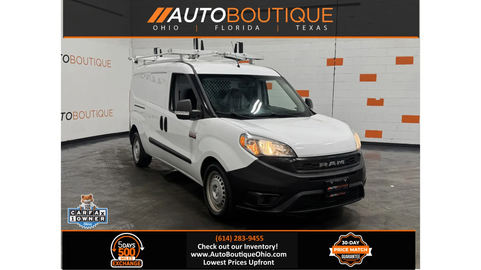 White 2019 Ram ProMaster City Cargo Van Tradesman for sale in Columbus, OH