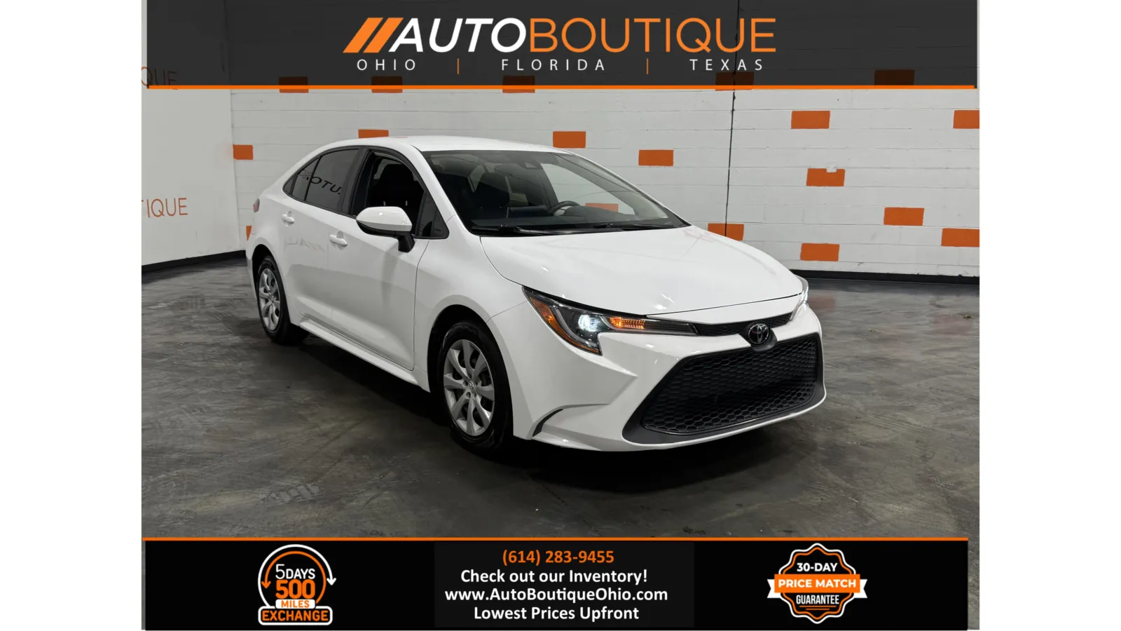 White 2022 Toyota Corolla LE for sale in Columbus, OH