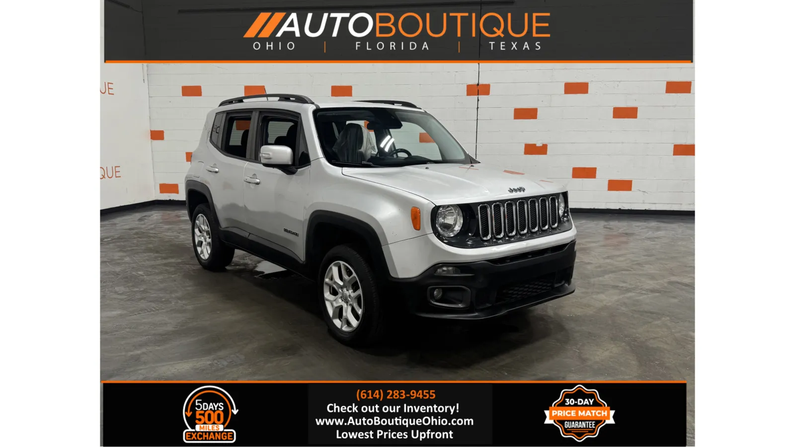 Silver 2016 Jeep Renegade Latitude for sale in Columbus, OH