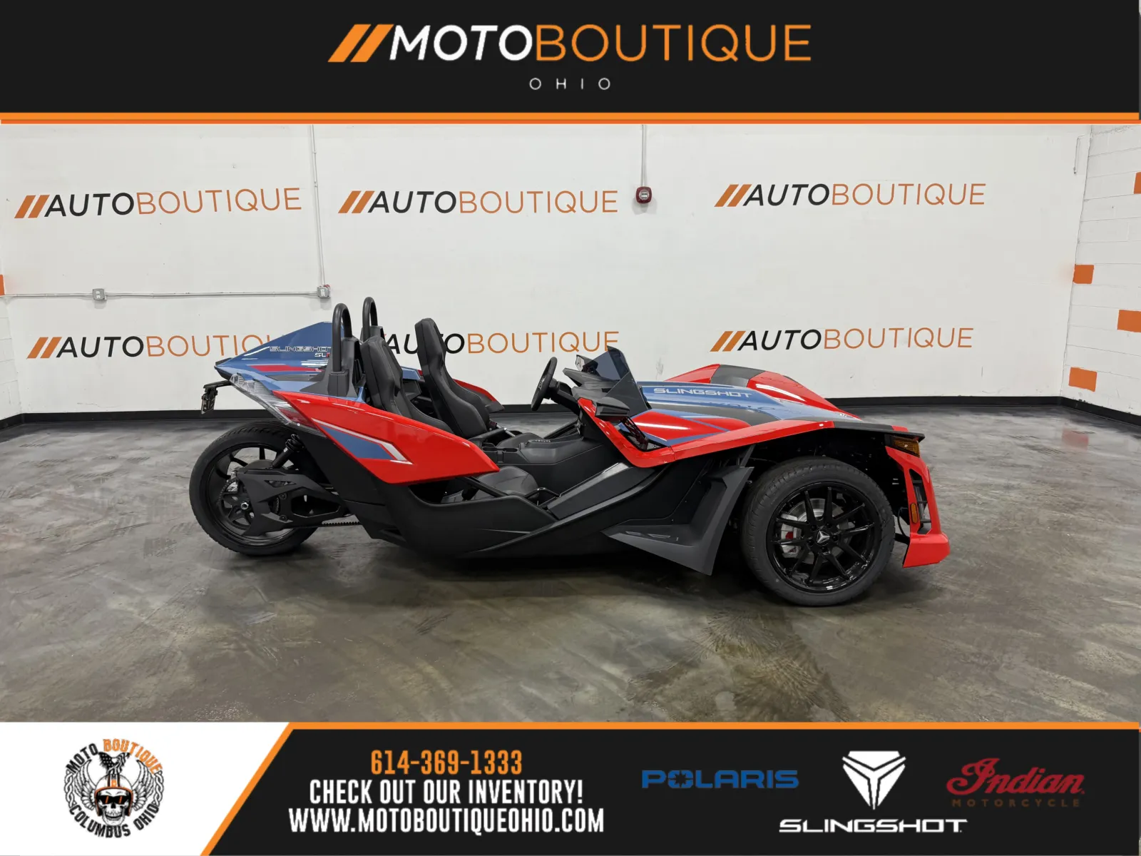 Red 2025 POLARIS SLINGSHOT SLR AUTODRIVE for sale in Columbus, OH