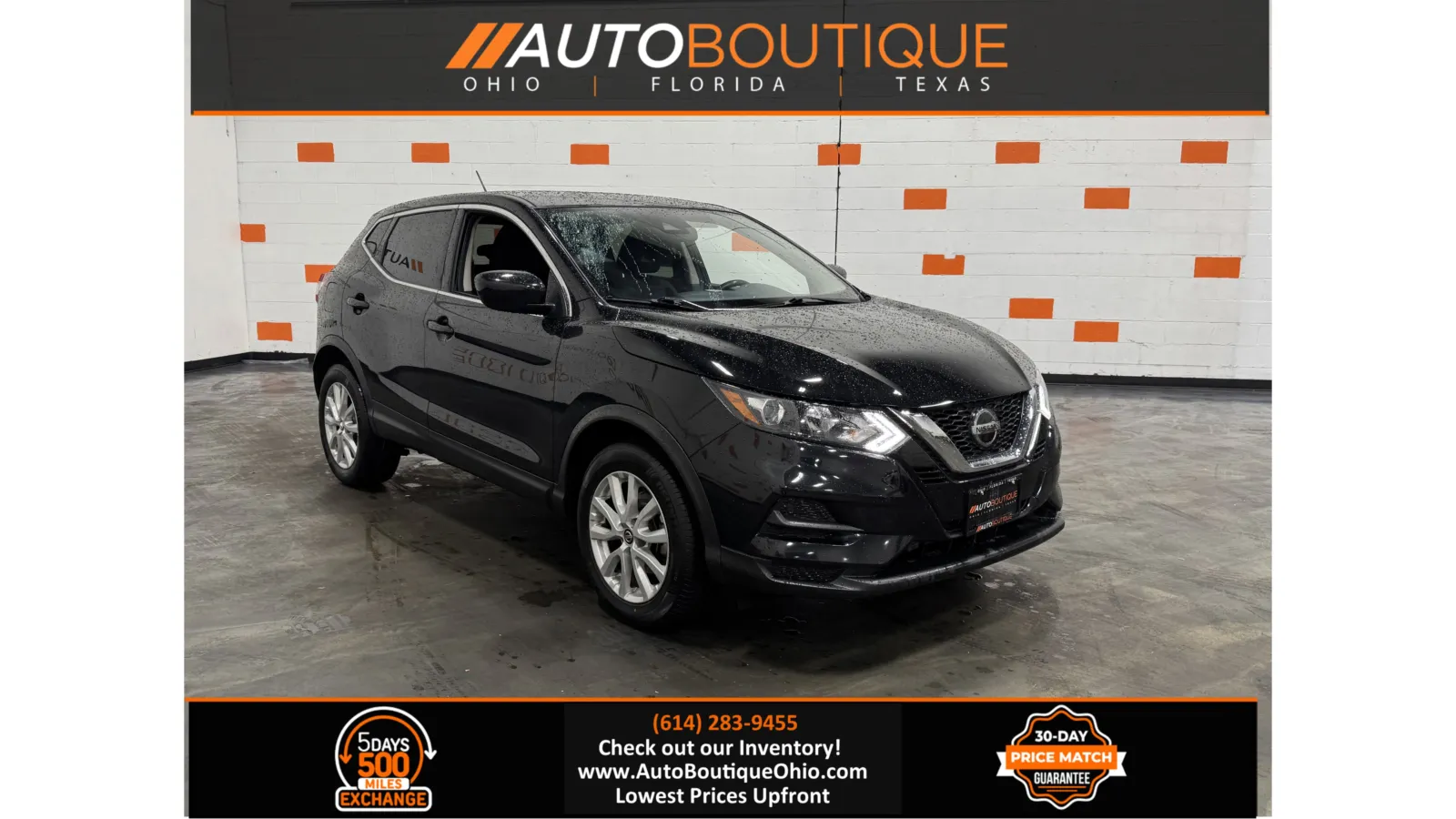 Black 2021 Nissan Rogue Sport S for sale in Columbus, OH