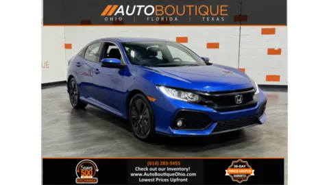 Blue 2018 Honda Civic Hatchback EX for sale in Columbus, OH