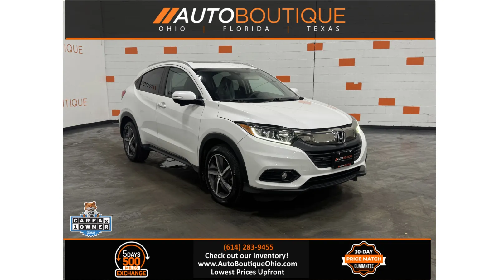 White 2022 Honda HR-V EX for sale in Columbus, OH