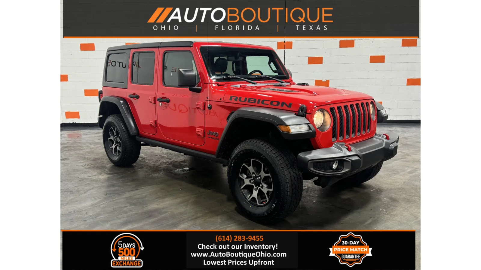 Red 2019 Jeep Wrangler Unlimited Rubicon for sale in Columbus, OH