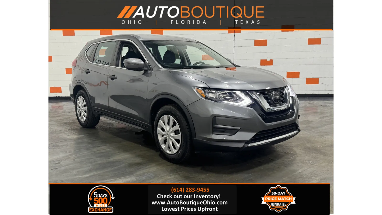 Gray 2018 Nissan Rogue S for sale in Columbus, OH
