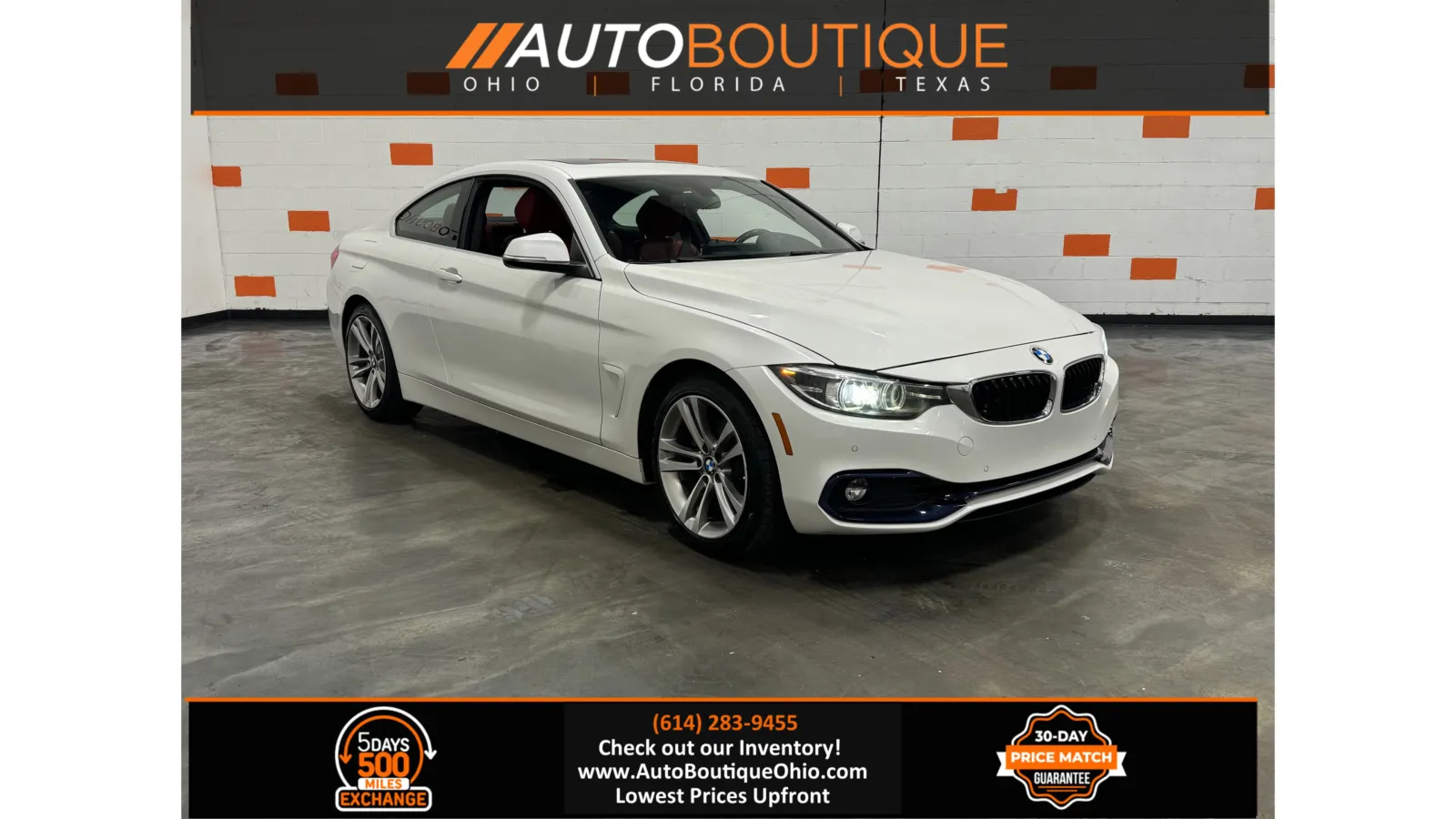 White 2018 BMW 4 Series 430i for sale in Columbus, OH