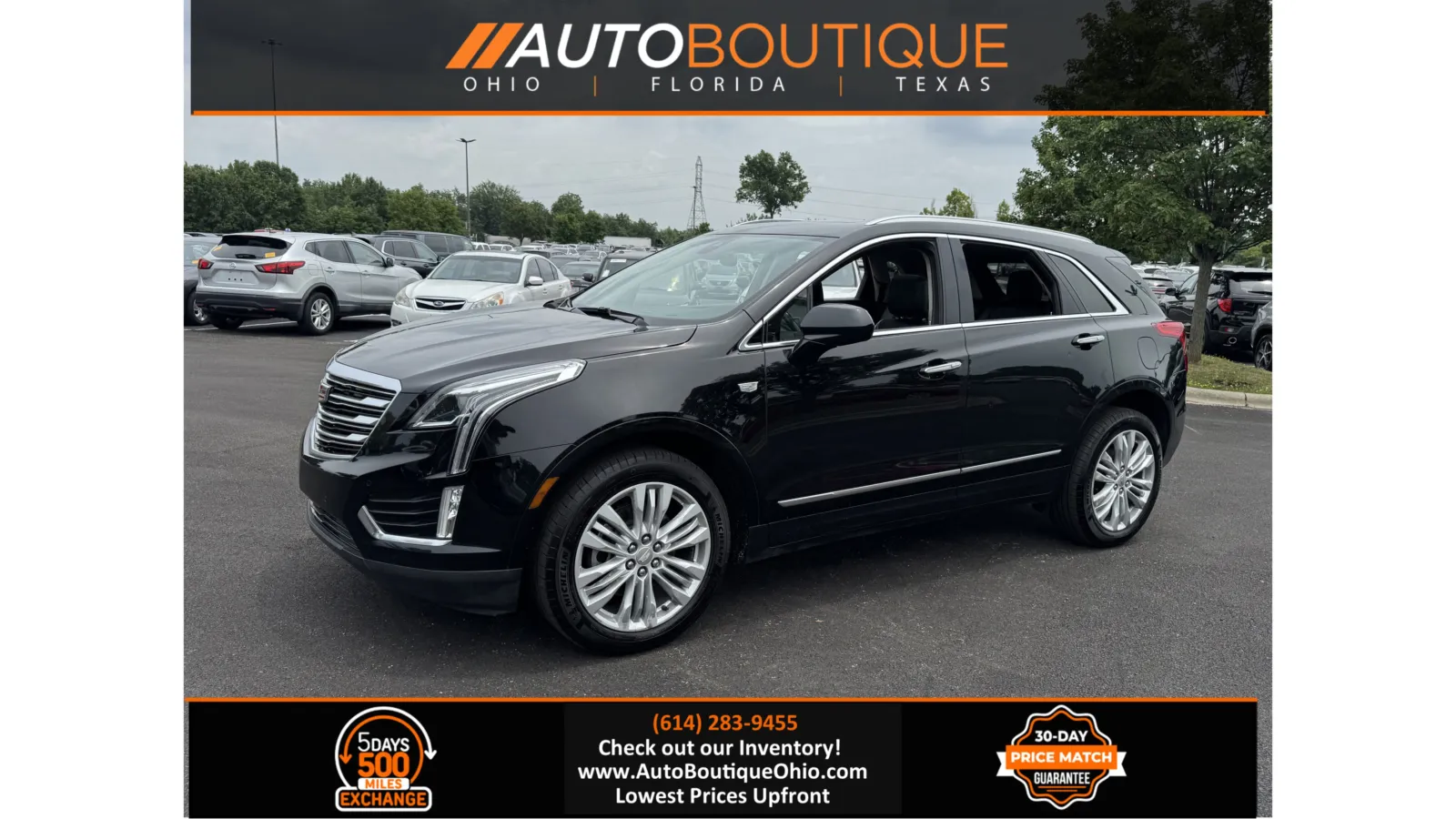 Black 2019 Cadillac XT5 Premium Luxury AWD for sale in Columbus, OH