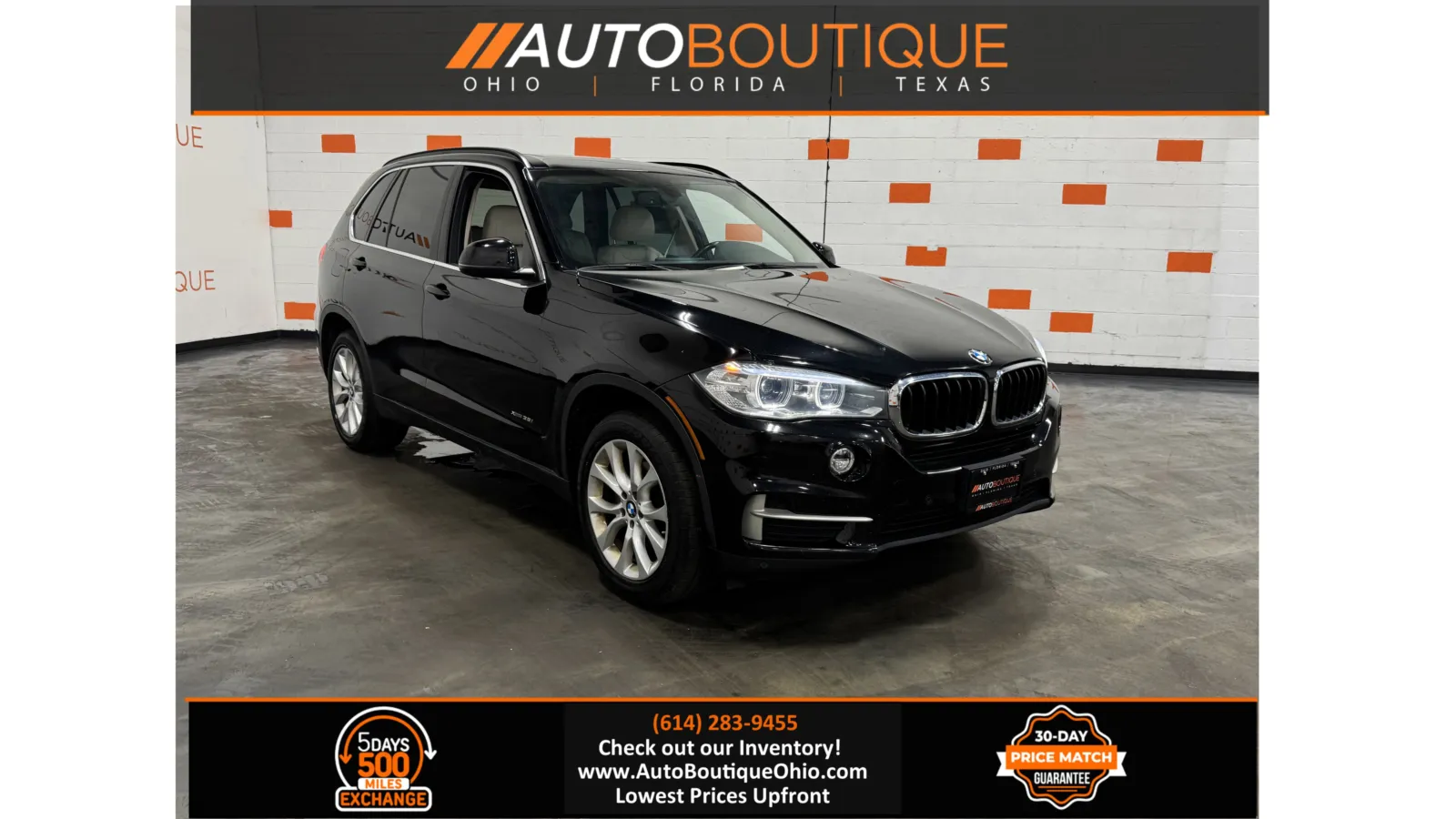 Black 2016 BMW X5 xDrive35i for sale in Columbus, OH