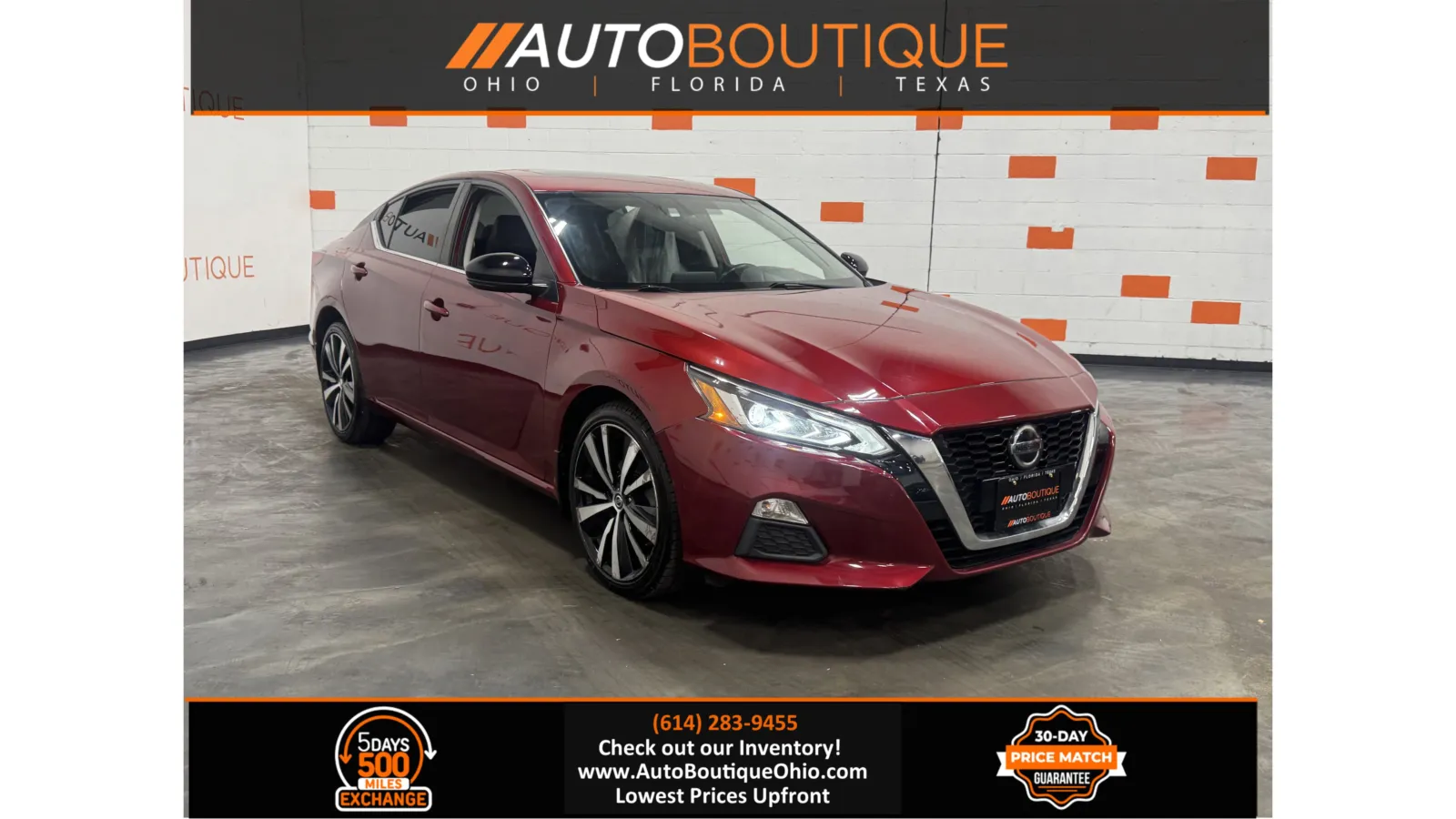 Red 2019 Nissan Altima 2.5 SR for sale in Columbus, OH