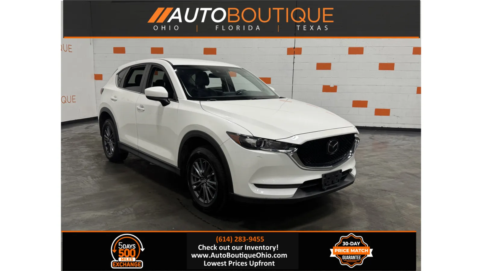 White 2019 Mazda CX-5 Touring for sale in Columbus, OH