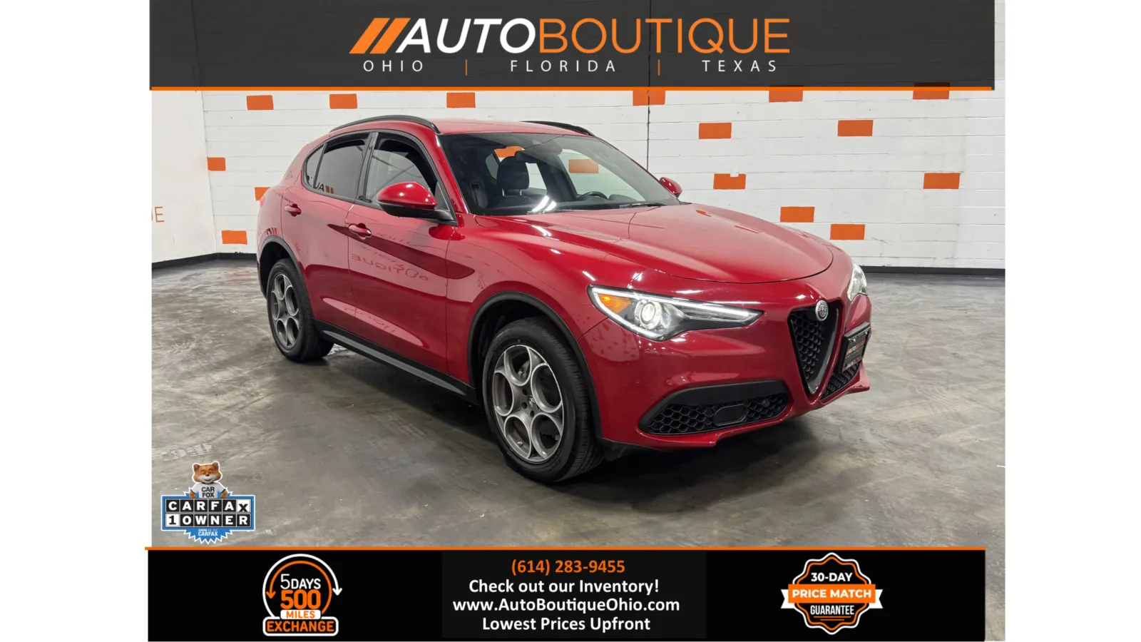 Red 2022 Alfa Romeo Stelvio Sprint for sale in Columbus, OH