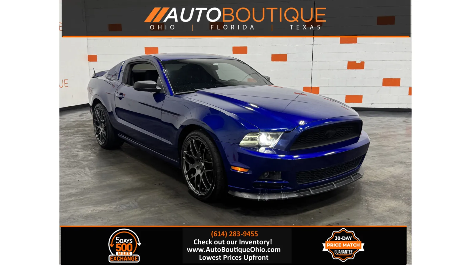 Blue 2014 Ford Mustang V6 for sale in Columbus, OH