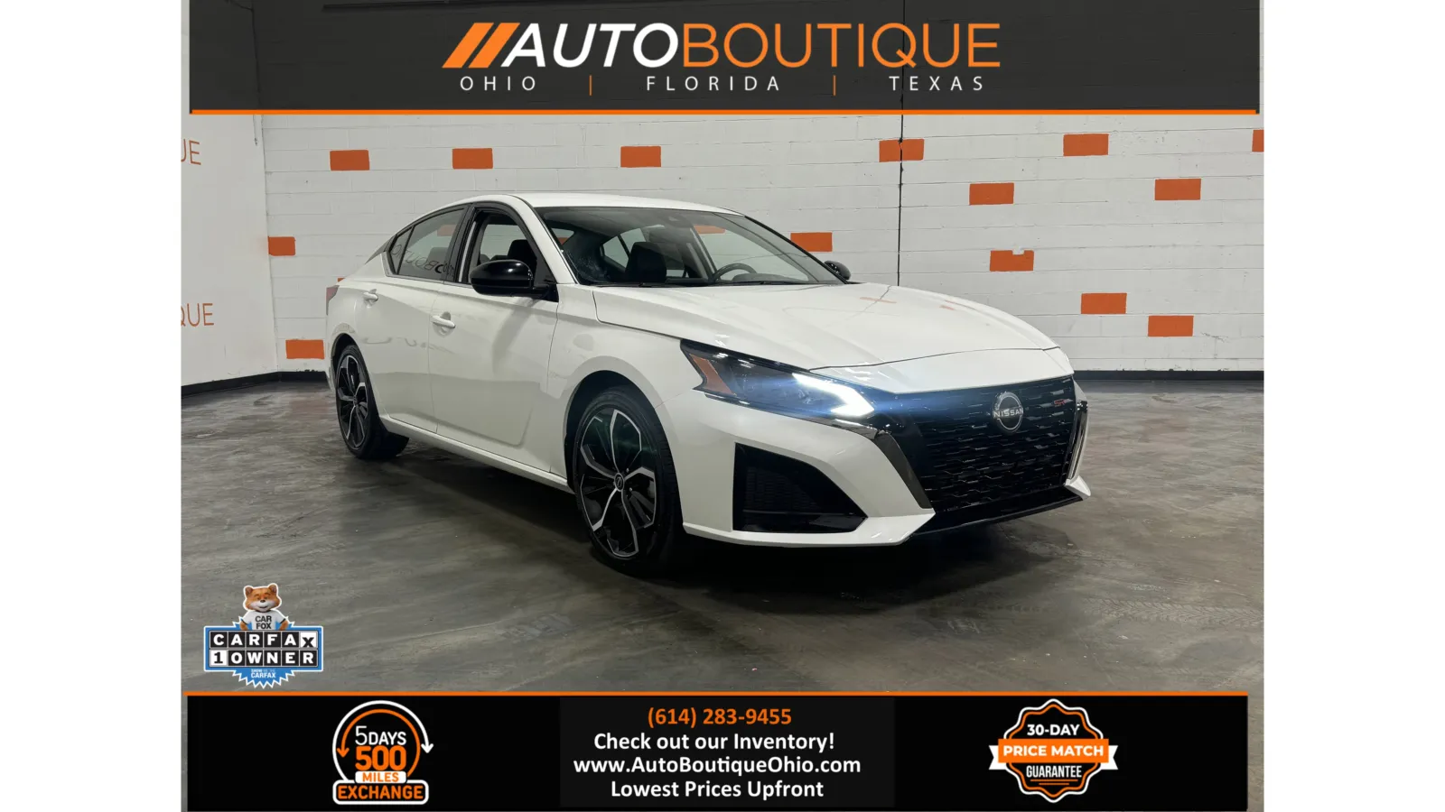 White 2023 Nissan Altima 2.5 SR for sale in Columbus, OH
