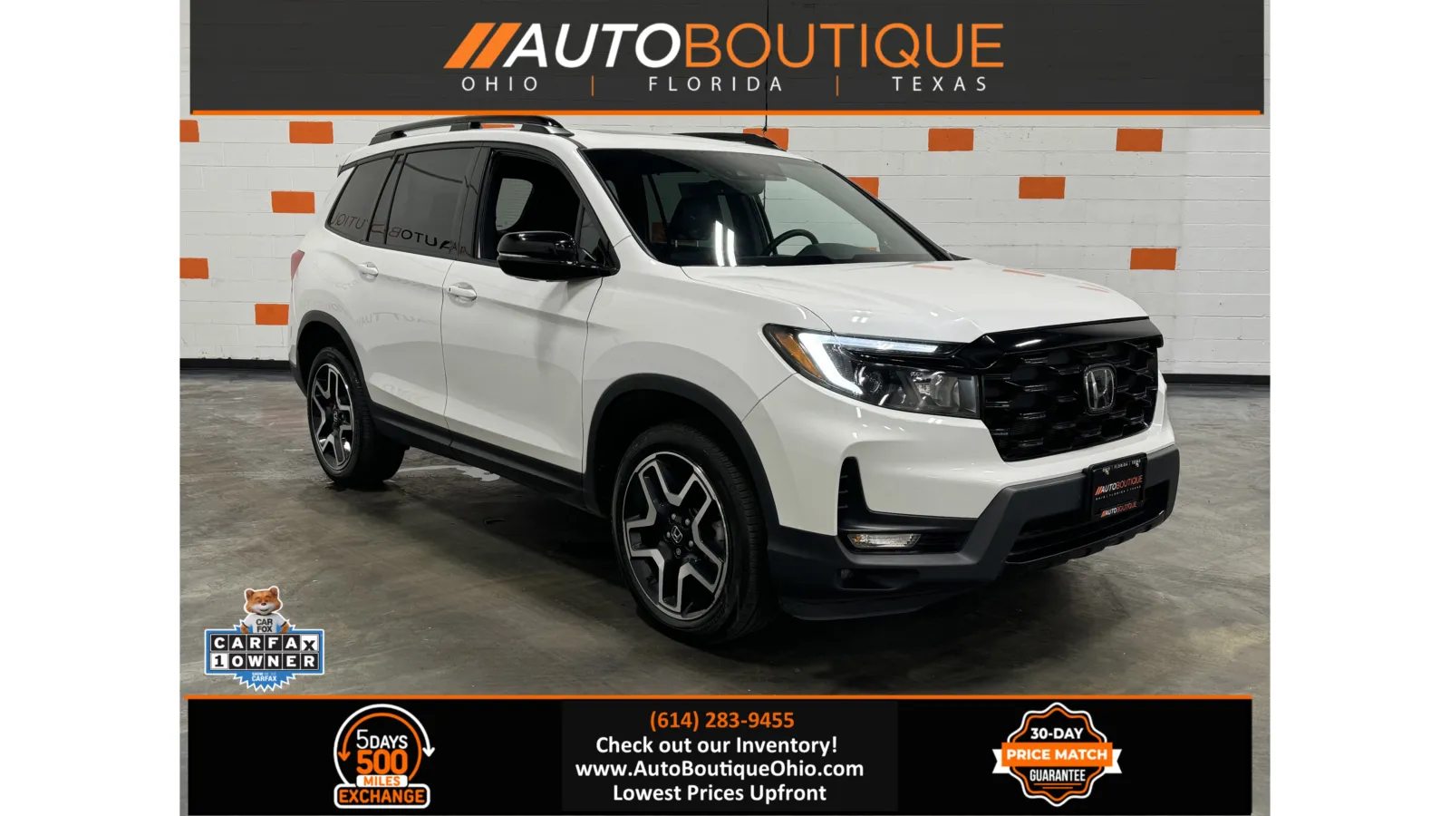White 2023 Honda Passport Elite for sale in Columbus, OH
