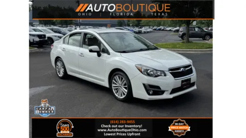 White 2015 Subaru Impreza Sedan Limited for sale in Columbus, OH
