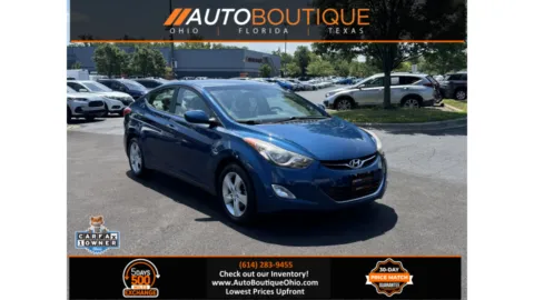 Blue 2013 Hyundai Elantra GLS for sale in Columbus, OH