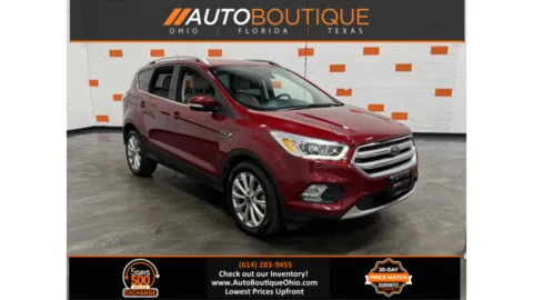 Black 2017 Ford Escape Titanium for sale in Columbus, OH