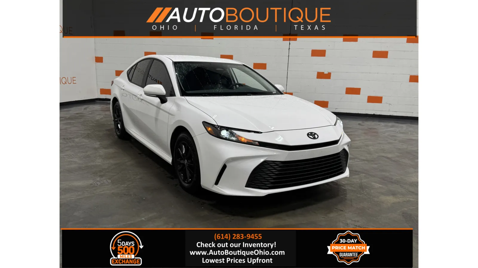 White 2025 Toyota Camry LE for sale in Columbus, OH