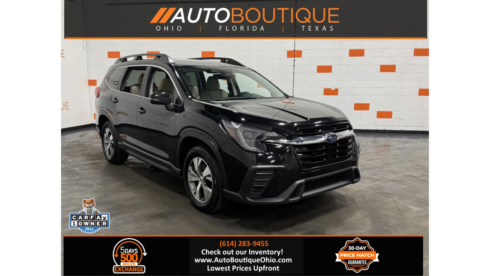 Black 2023 Subaru Ascent Premium for sale in Columbus, OH