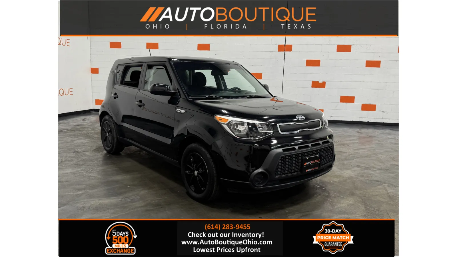 Black 2016 Kia Soul for sale in Columbus, OH
