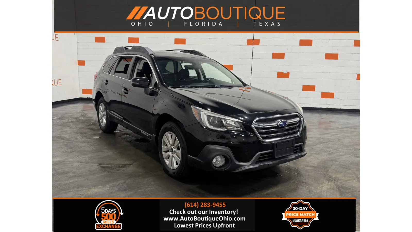 Black 2018 Subaru Outback Premium for sale in Columbus, OH