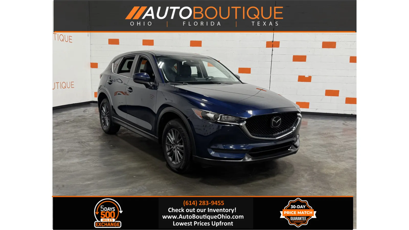 Blue 2019 Mazda CX-5 Touring for sale in Columbus, OH