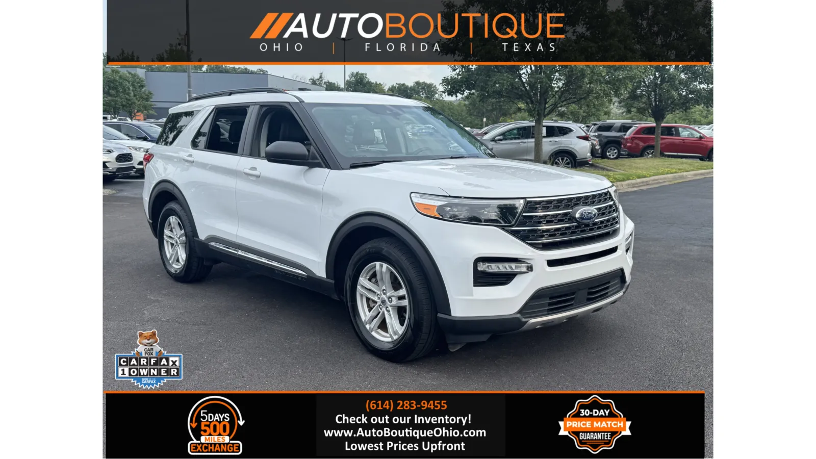 White 2024 Ford Explorer XLT for sale in Columbus, OH
