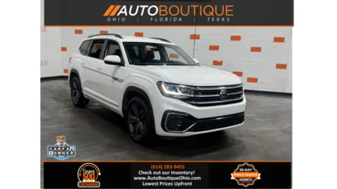 Blue 2021 Volkswagen Atlas 3.6L V6 SE w/Technology R-Line for sale in Columbus, OH