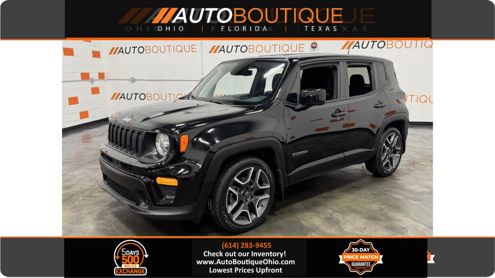 Black 2020 Jeep Renegade Jeepster for sale in Columbus, OH