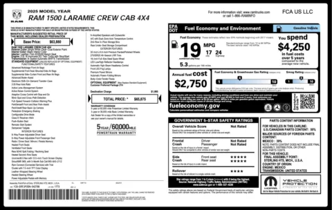 Photos of 2025 Ram 1500 Laramie for sale in Columbus, OH at Auto Boutique Ohio