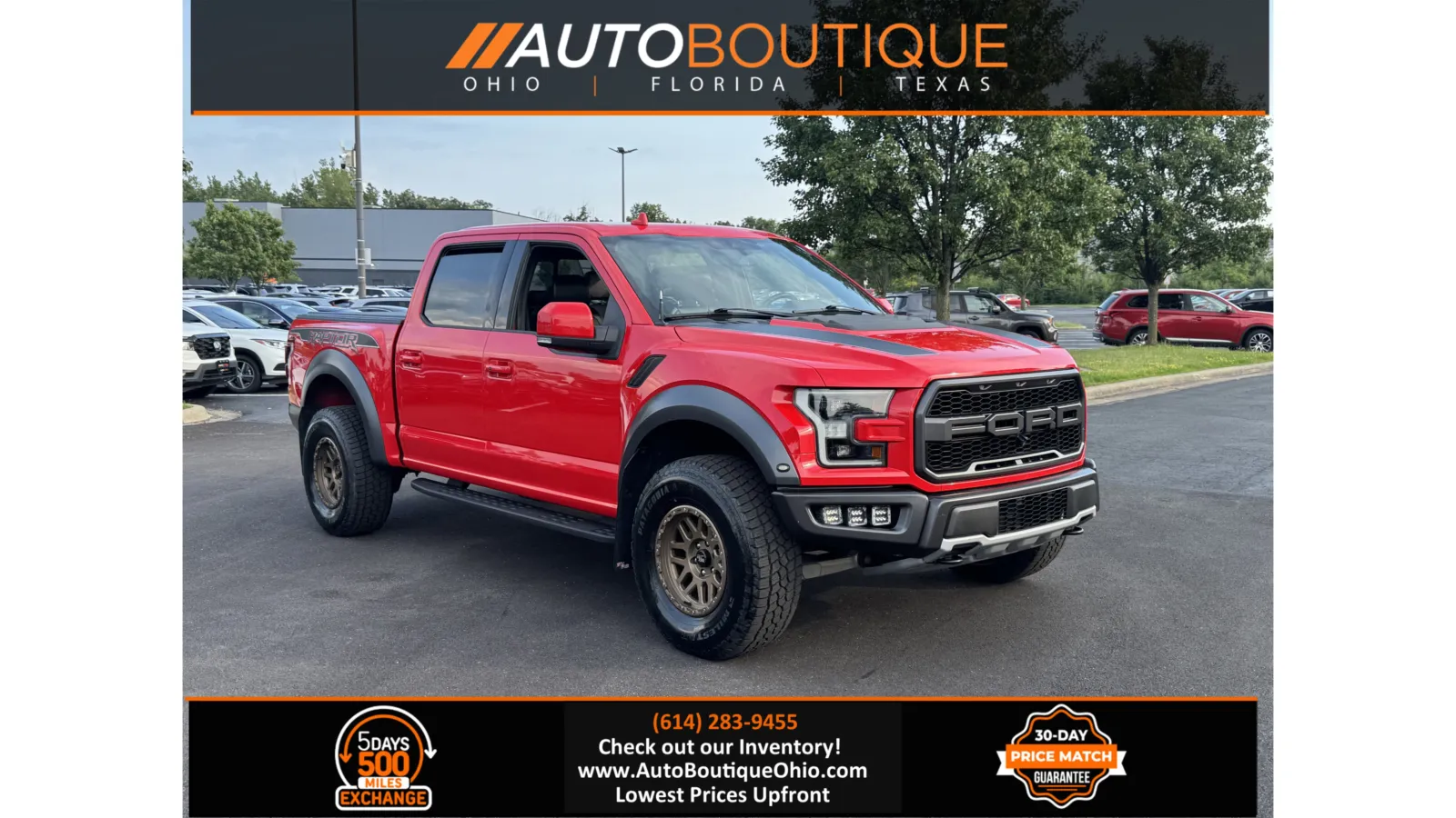 Blue 2019 Ford F-150 Raptor for sale in Columbus, OH