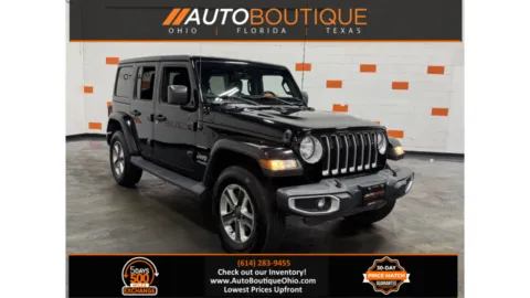 Black 2019 Jeep Wrangler Unlimited Sahara for sale in Columbus, OH
