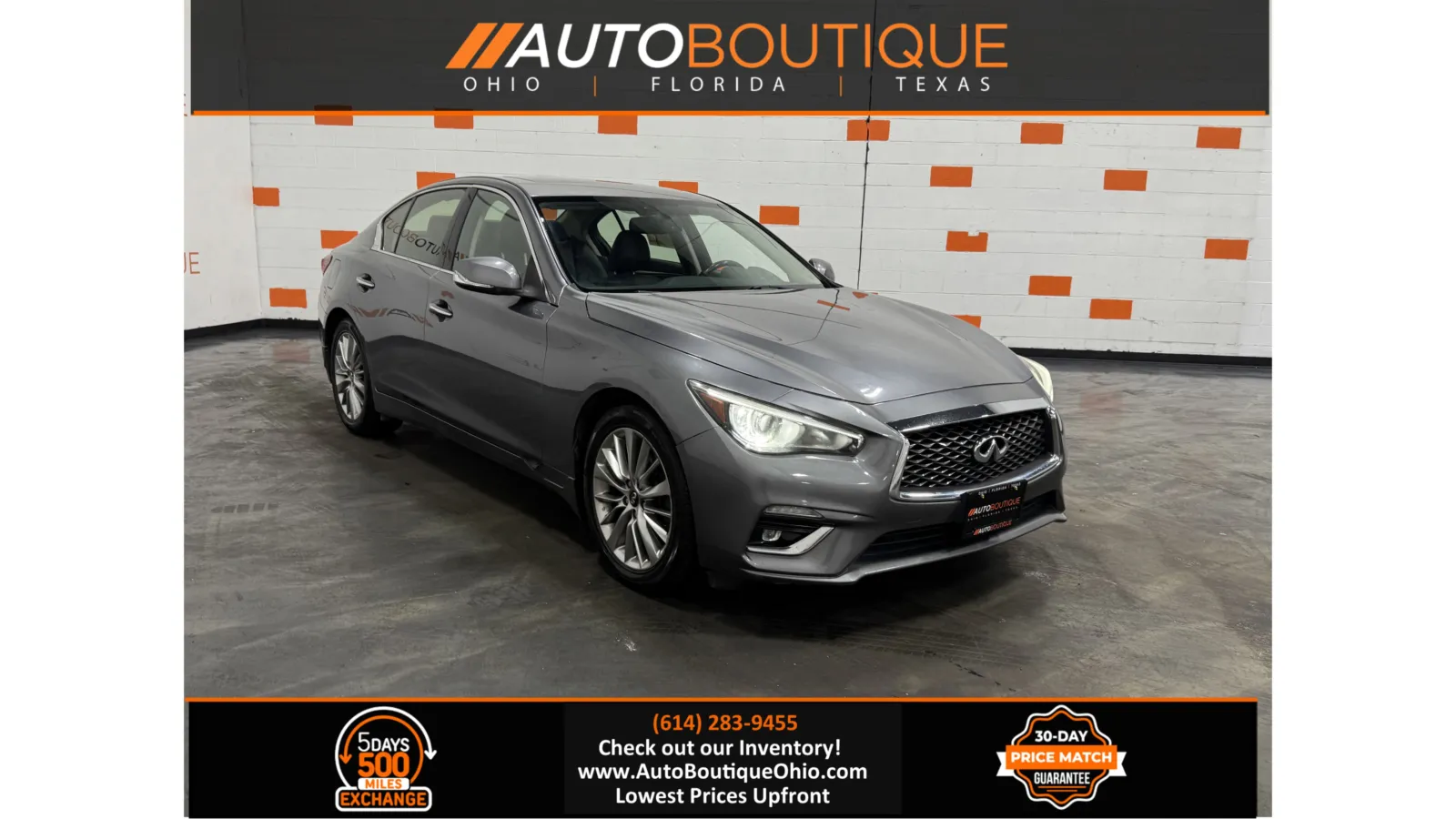 Gray 2018 INFINITI Q50 3.0t LUXE for sale in Columbus, OH