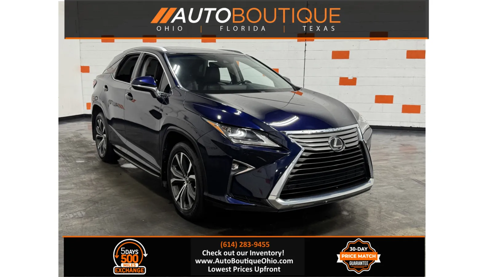 Blue 2018 Lexus RX 350 for sale in Columbus, OH