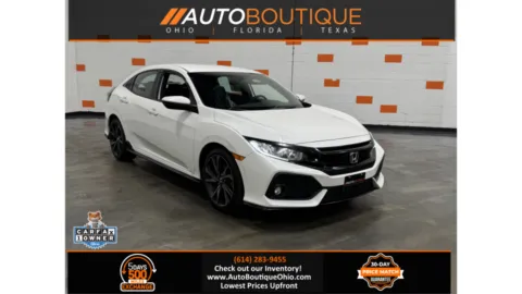 White 2018 Honda Civic Hatchback Sport for sale in Columbus, OH