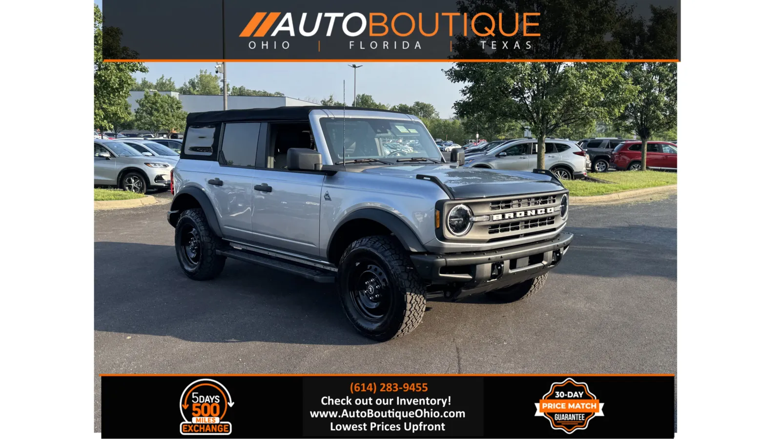 Silver 2021 Ford Bronco Black Diamond for sale in Columbus, OH