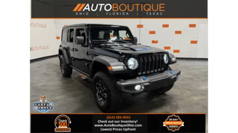 Black 2022 Jeep Wrangler 4xe Unlimited Rubicon for sale in Columbus, OH