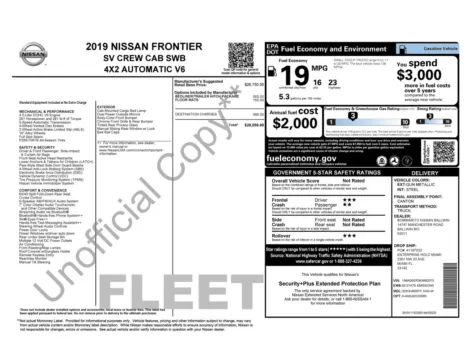 Photos of 2019 Nissan Frontier SV for sale in Columbus, OH at Auto Boutique Ohio